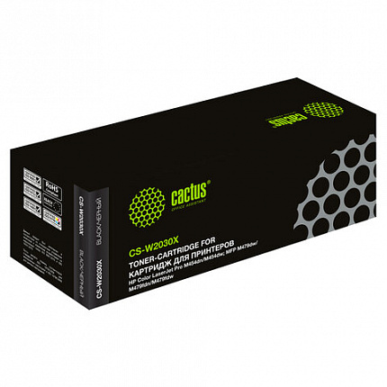 Картридж лазерный CACTUS (CS-W2030X) для HP LJ M454/MFP M479, черный, ресурс 7500 страниц