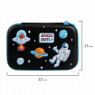 Пенал BRAUBERG KIDS большой удобный с откидной планкой, EVA, 22х15х4 см, "Space out", 271556