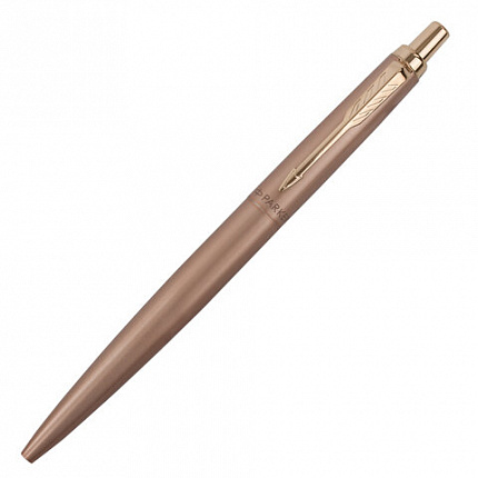 Ручка шариковая PARKER "Jotter XL Monochrome Pink Gold PGT", корпус "розовое золото", сталь, синяя, 2122755