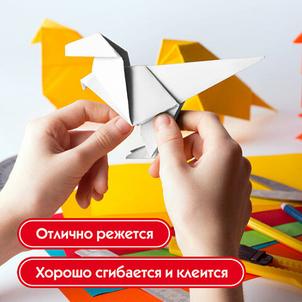 Картон белый А4 немелованный, 5 листов, ПИФАГОР, 200х290 мм, 116627