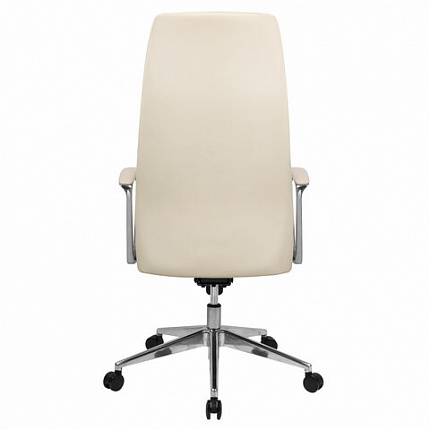 Кресло BRABIX PREMIUM "Adept EX-752", синхромеханизм, алюминий, экокожа, бежевое, 532931