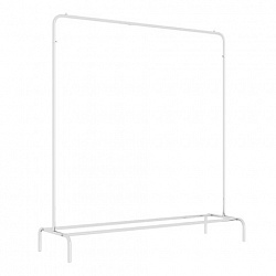 Вешалка для плечиков BOOMHOUSE GR-001 (в1500*ш1100*г400мм), металл, белая, 701435