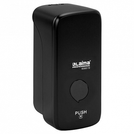 Дозатор для жидкого мыла LAIMA PROFESSIONAL PREMIUM BLACK, НАЛИВНОЙ, 1 л, черный, ABS-пластик, 609519