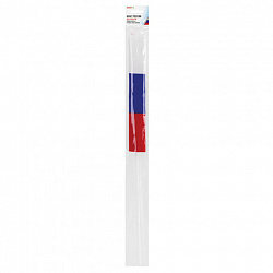 Флаг России ручной 30х45 см, без герба, с флагштоком, BRAUBERG/STAFF, 550182