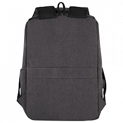 Рюкзак HEIKKI PANEL (ХЕЙКИ), отделение для ноутбука, USB-порт, серый, 44x30x13 см, 273903