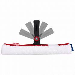 Щетка для мытья окон VILEDA PROFESSIONAL "Эволюшн" + шубка из микрофибры, ширина 35 см (без черенка), 100812