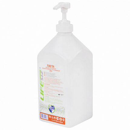 Паста очищающая для рук, 2 л, ЭЛЕН, от сильных загрязнений (жир, битум, строительные смеси)