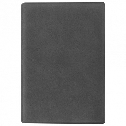 Обложка для паспорта STAFF, мягкий полиуретан, "ГЕРБ", светло-серая, 237610