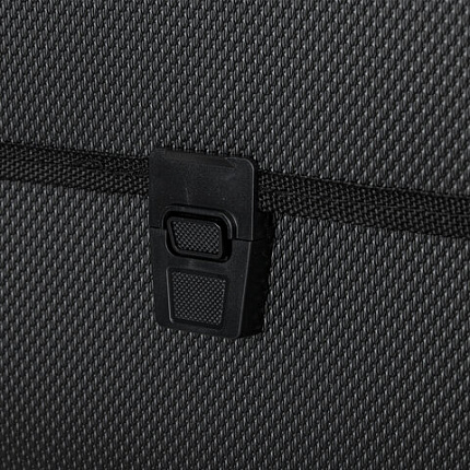 Папка-портфель пластиковая STAFF А4 (330х235х50 мм), 7 отделений, с окантовкой, индексные ярлыки, черный, 221206