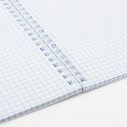 Тетрадь А5 48 л. BRAUBERG, гребень, клетка, глянцевая ламинация, "Dark" (микс в спайке), 404341