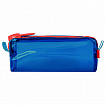 Пенал BRAUBERG с объемной "тракторной" молнией, 1 отделение, ПВХ, 22х8х6,5 см, "Contrast blue", 272341