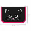 Пенал ПИФАГОР, 1 отделение, ламинированный картон, 19х11 см, "Dark kitten", 273467