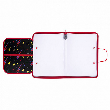 Папка для труда на молнии с ручками ПИФАГОР А4, 1 отделение, пластик, органайзер, "Street Legend", 271473