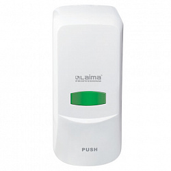 Дозатор для жидкого мыла LAIMA PROFESSIONAL CLASSIC, НАЛИВНОЙ, 1 л, белый, ABS-пластик, 601424