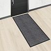 Коврик придверный 90х150 см, СЕРЫЙ, влаго-грязезащитный, 450 г/м2, ребристый, PRIMILA (ПРИМИЛА) EXTRA, 701026