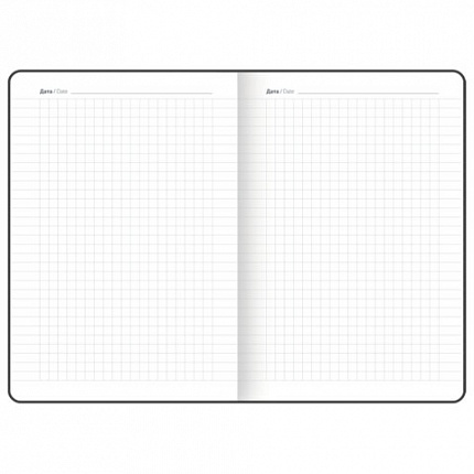 Блокнот А5 148x218 мм BRAUBERG "Assistant", под кожу, 80 листов, держатель, клетка, розовый, 118631