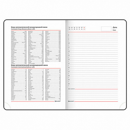 Ежедневник недатированный А5 (138х213 мм), BRAUBERG VISTA, под кожу, гибкий, 136 л., "Extravagance", 112015