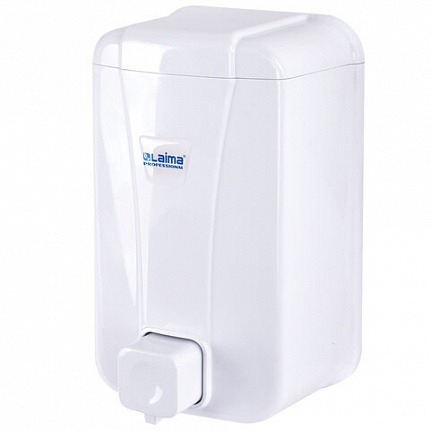 Дозатор для жидкого мыла LAIMA PROFESSIONAL LSA, НАЛИВНОЙ, объем 1 л, цвет белый, 607995, 3430-0