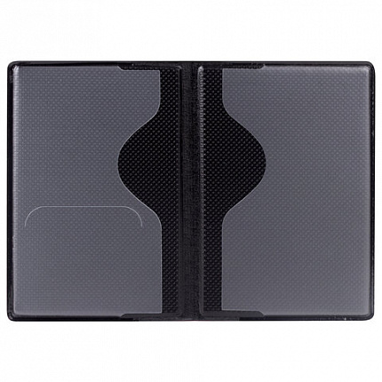 Обложка для паспорта STAFF, мягкий полиуретан, "ПАСПОРТ", фиолетовая, 237608