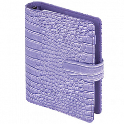 Ежедневник-органайзер недатированный B6 150x190 мм BRAUBERG "Comodo", под кожу, 160 л., сиреневый, 116208