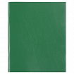 Тетрадь бумвинил, зеленый, А4 (большой формат), 96 л., скоба, офсет №1, белая бумага, клетка, STAFF, 403409