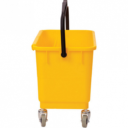 Ведро-тележка на колесах для уборки 24 л, отжим для окномоек и PVA швабр, LAIMA PROFESSIONAL, 606662
