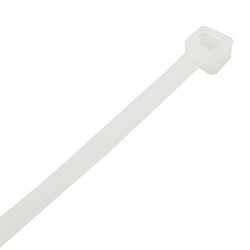 Хомуты (стяжки), нейлоновые, 3,6 мм х 250 мм, комплект 100 шт., белые, европодвес, 57-0250