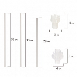 Подставка для 19 воздушных шаров, высота 160 см, пластик, BRAUBERG KIDS, 591907