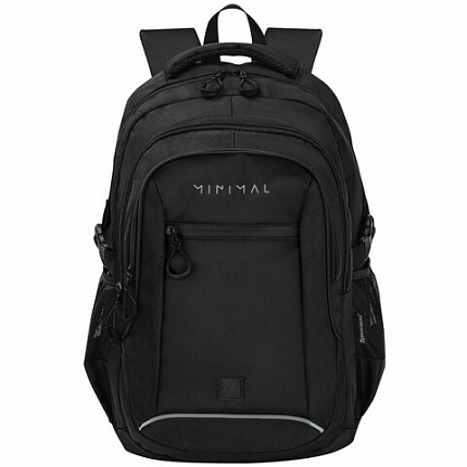 Рюкзак BRAUBERG CONTENT универсальный, 3 отделения, светоотражающий принт, "Minimal", 47х33х18 см, 273844