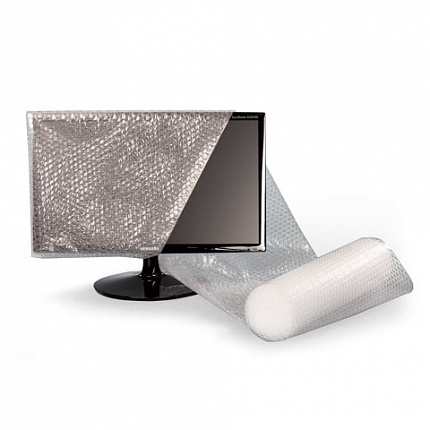 Пленка воздушно-пузырчатая 2-слойная, ширина 1,2 м, длина 100 м, плотность 75 г/м2