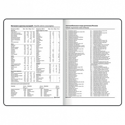 Ежедневник недатированный с резинкой А5 (145х203 мм), BRAUBERG, твердый, фольга, 128 л., "Pomegranate", 114562