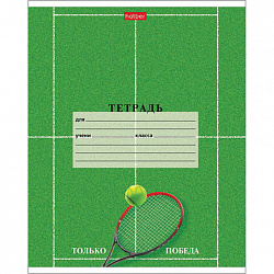 Тетрадь 18 л. HATBER клетка, обложка картон, "Спорт Клуб" (5 видов в спайке), 18Т5В1
