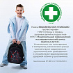 Ранец BRAUBERG KIDS STANDARD, 2 отделения, "Мощные бойцы", 36х28х14 см, 273146