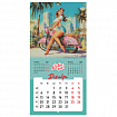 Календарь настенный перекидной 2027г, BRAUBERG, 12 листов, 28,5х28,5 см, "Pin up", 118421