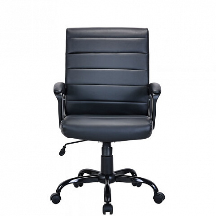 Кресло BRABIX "Win MG-353", кожзаменитель, разборное пятилучие, черное, 532981