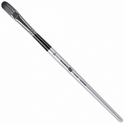 Кисти художественные набор 23 шт синтетика с мастихином в пенале, BRAUBERG ART DEBUT,