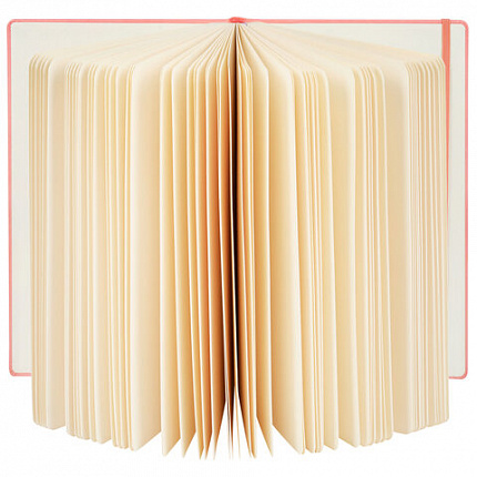 Скетчбук, слоновая кость 140 г/м2 130х210 мм, 80 л., КОЖЗАМ, резинка, BRAUBERG ART CLASSIC, пастель розовый, 116878