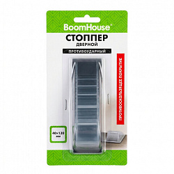 Стоппер дверной противоударный, 1 шт., BoomHouse, 701842