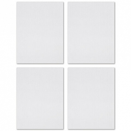 Холсты на магните прямоугольные НАБОР 4 шт., 6х8 см, 280 г/м2, 100% хлопок, BRAUBERG ART CLASSIC, 192335