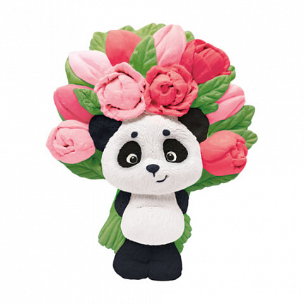 Фигурка-раскраска из гипса "С открыткой", с красками и кистью, ассорти, BRAUBERG KIDS, 666011