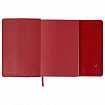 Ежедневник с магнитным клапаном недатированный, под кожу, А5, красный, BRAUBERG "Magnetic X", 113281