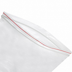 Пакеты с замком ZIP-LOCK "зиплок", комплект 100 шт., 250х350 мм, ПВД, толщина 35 мкм, STAFF, 608169