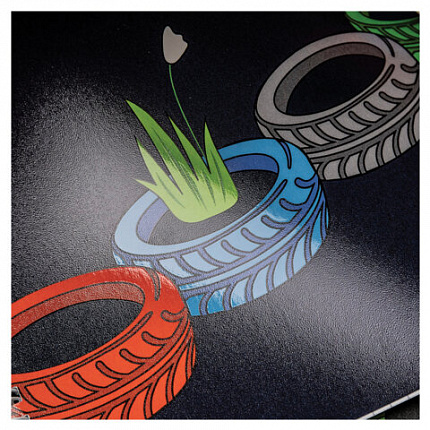 Тетрадь А5 48 л., HATBER гребень, клетка, выборочный лак, "За окном" (микс в спайке), 089025, 48Т5вмВ1гр