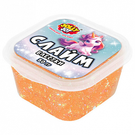 Слайм МИКС, 50 г, АССОРТИ, 8 видов, JOLLY JOT (ДЖОЛЛИ ДЖОТ), 667320