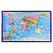 Коврик-подкладка настольный для письма (590х380 мм), с картой мира, BRAUBERG, 236777