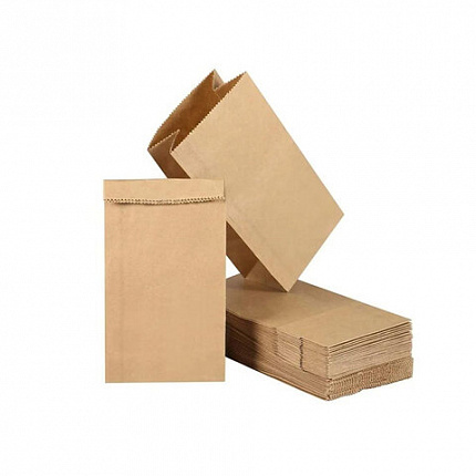 Крафт-пакет бумажный 18х12х29 см, плотность 90 г/м2, 110319
