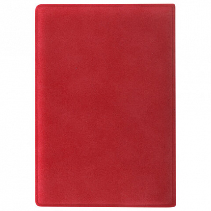 Обложка для паспорта STAFF, мягкий полиуретан, "ГЕРБ", красная, 237612