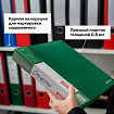 Папка 60 вкладышей BRAUBERG стандарт, зеленая, 0,8 мм, 228684