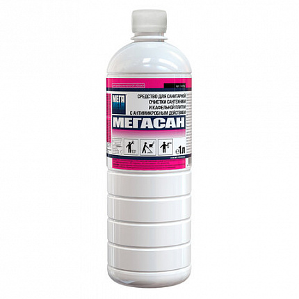 Средство для уборки санитарных помещений 1 л, МЕГАСАН, дезинфицирующее, концентрат, К 310 у