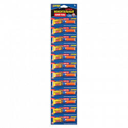 Клей-гель моментальный СЕКУНДА, 3 г, отрывная мультикарта, 403-176